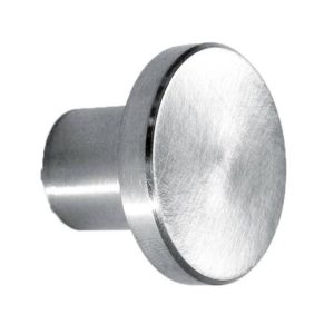 Knop Ciss platte ronde knop 25 RVS