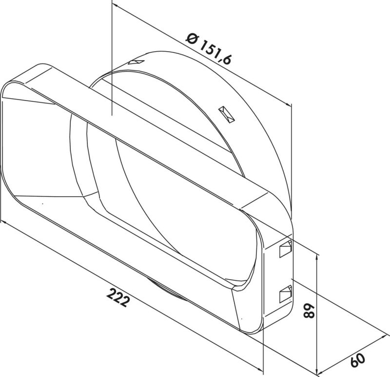 Compair Flow Systeem 150 – Muuraansluiting 2 - Afbeelding 4