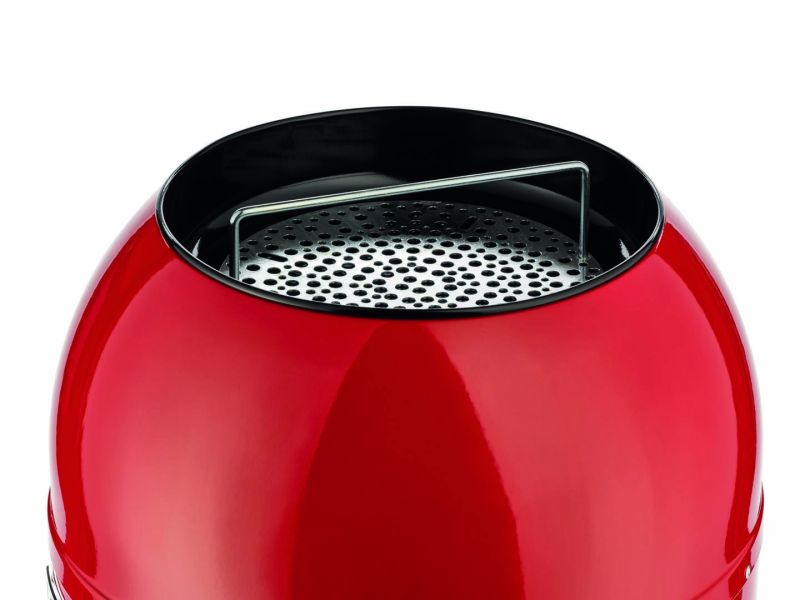 Wesco Ashmaster prullenbak rood met zeef - Afbeelding 2