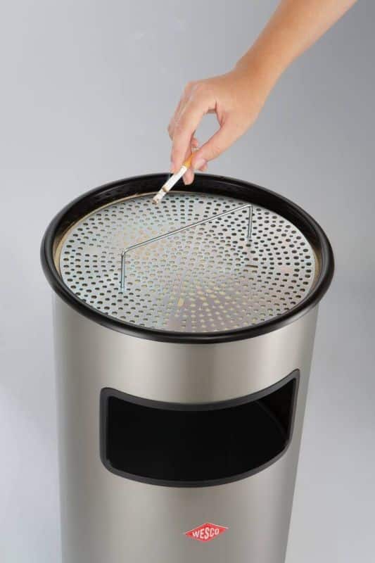 Wesco staande asbak 24 met zeef - Afbeelding 2