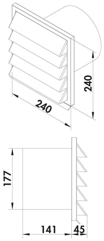 Compair® Flow E-Jal 180 buitenjaloezie - Afbeelding 2