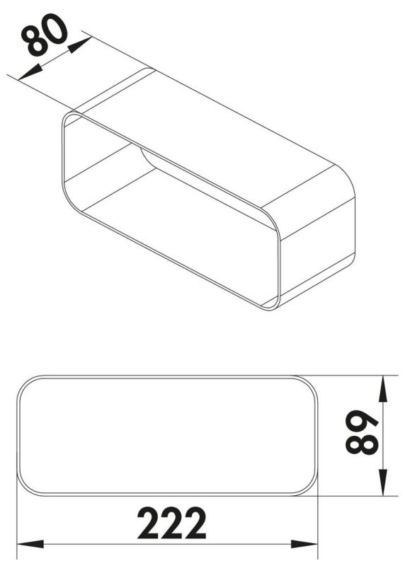 Compair Flow F-VBS – Verbinder voor Buisbocht Ø150 mm - Afbeelding 2